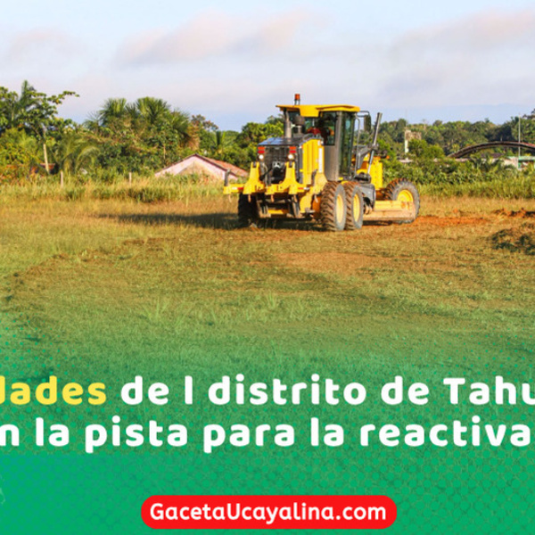 Municipalidad de Tahuania inicia mantenimiento clave en el aeródromo local