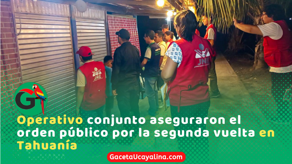 Serenazgo de Tahuanía lideró megaoperativo para hacer cumplir Ley Seca