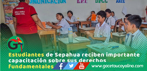 DEMUNA promueve la protección de la niñez con un taller formativo en Sepahua
