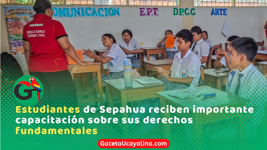 DEMUNA promueve la protección de la niñez con un taller formativo en Sepahua