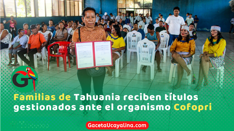 Municipio de Tahuanía entrega ciento dos títulos de propiedad legal