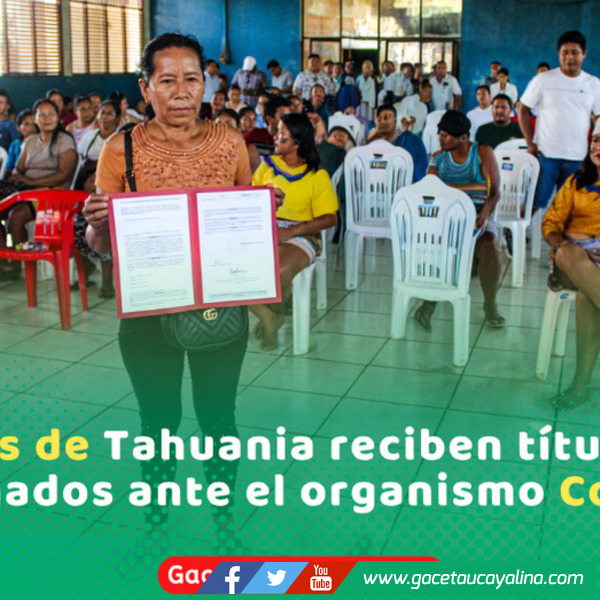 Municipio de Tahuanía entrega ciento dos títulos de propiedad legal