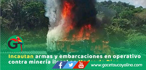 Gobierno asesta golpe a minería ilegal en la Amazonía peruana