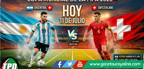 Argentina enfrenta a Suiza por pase a semifinales del Mundial