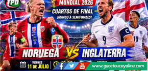 Noruega e Inglaterra chocan hoy por pase a semifinales mundialistas