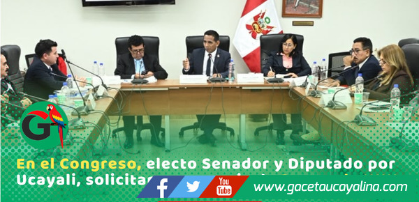 En el Congreso, electo Senador y Diputado por Ucayali, solicitaron renuncia de Rector de UNU