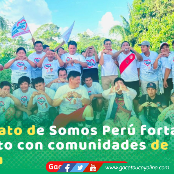 Lenín Escudero escucha demandas en comunidad nativa Belén de Huao en Atalaya