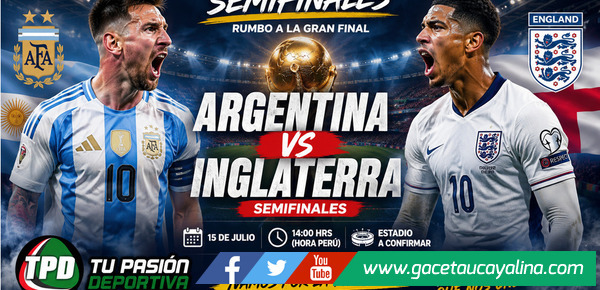 Argentina enfrenta hoy a Inglaterra por la semifinal del Mundial de fútbol