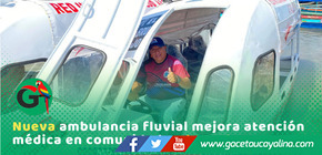 Red de Salud Atalaya incorpora ambulancia fluvial para emergencias médicas