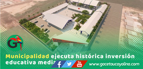 Inician obra millonaria en colegio Francisco Odicio Román en Callería