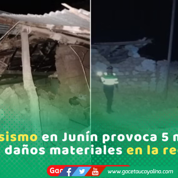 Sismo de magnitud 5.1 deja cinco muertos en Junín