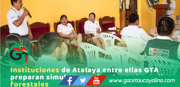 GTA y Defensa Civil coordina acciones frente a El Niño en Atalaya