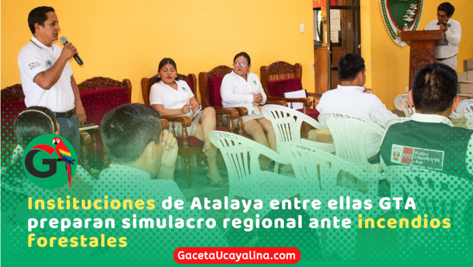 GTA y Defensa Civil coordina acciones frente a El Niño en Atalaya