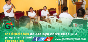 GTA y Defensa Civil coordina acciones frente a El Niño en Atalaya