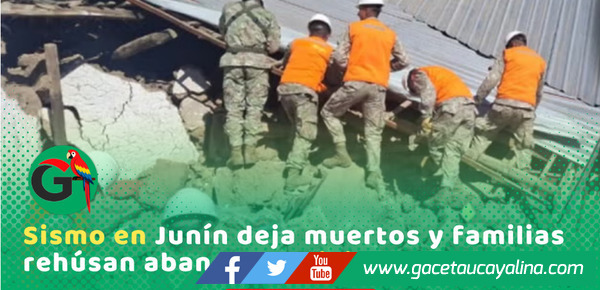 Damnificados en Junín se niegan a evacuar por temor a saqueos