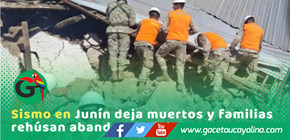 Damnificados en Junín se niegan a evacuar por temor a saqueos