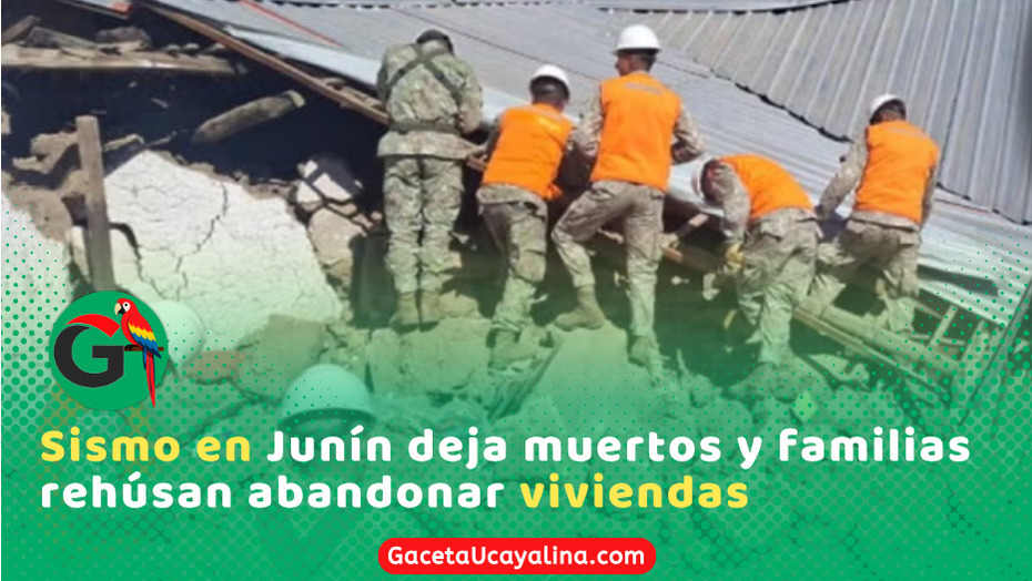 Damnificados en Junín se niegan a evacuar por temor a saqueos