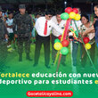 Inauguran moderno polideportivo en colegio Hildebrando Fuentes de Atalaya
