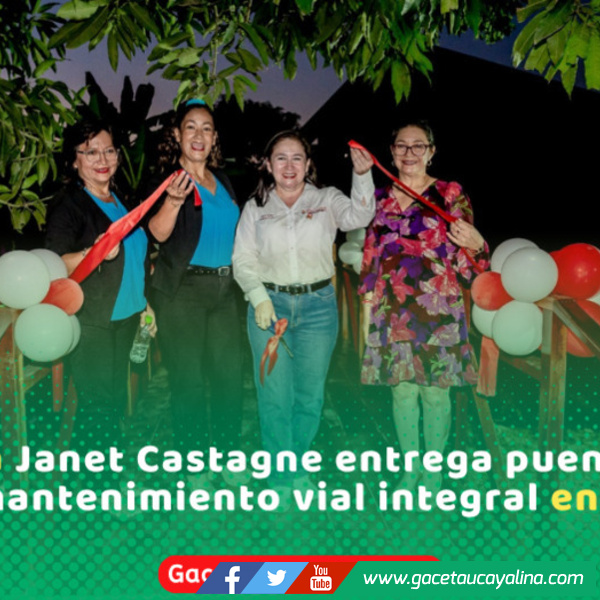 Municipalidad refacciona puente peatonal y mejora vías en Nueva Pucallpa