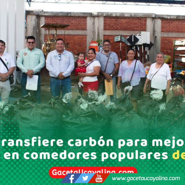GOREU entrega carbón para fortalecer comedores populares en Atalaya