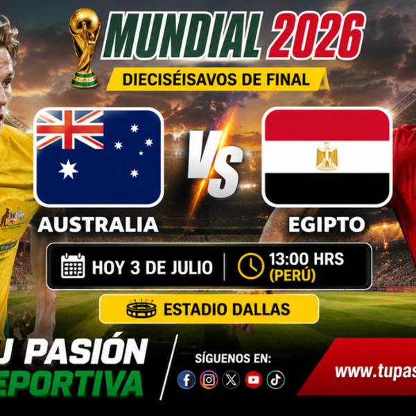 Partidazo hoy entre Australia y Egipto en el Estadio Dallas
