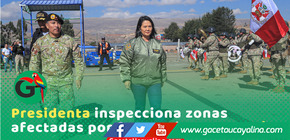 Keiko Fujimori llega a Junín para supervisar ayuda tras sismo