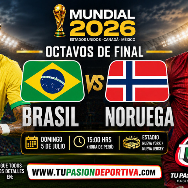 Brasil enfrenta a Noruega por octavos del Mundial 2026