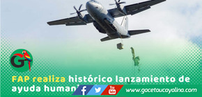 “Alas de Esperanza” de la FAP llevó ayuda humanitaria a Purús