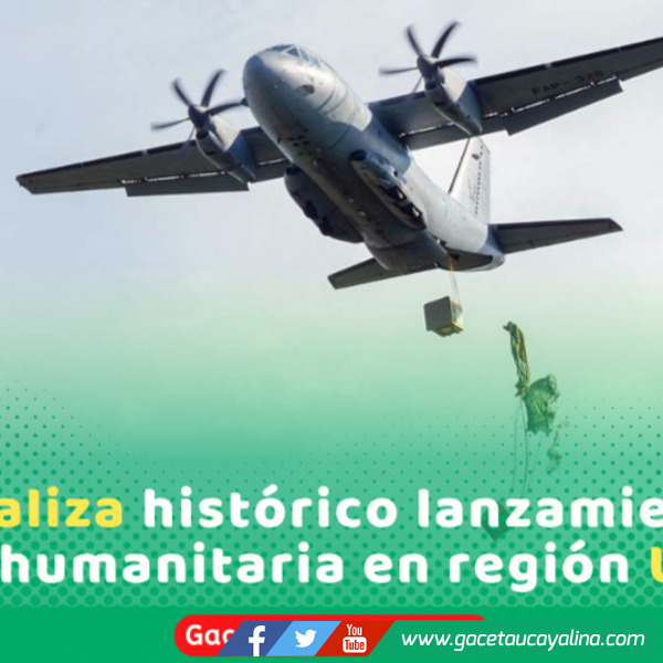 “Alas de Esperanza” de la FAP llevó ayuda humanitaria a Purús