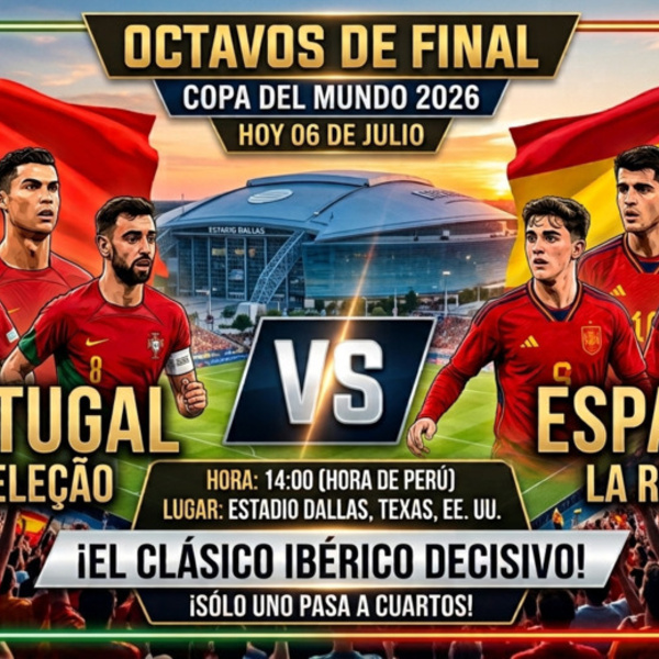 Portugal vs España se enfrentan hoy por el Mundial 2026