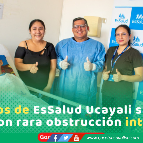 EsSalud Ucayali salva a niño de 6 años con cirugía intestinal de alta complejidad