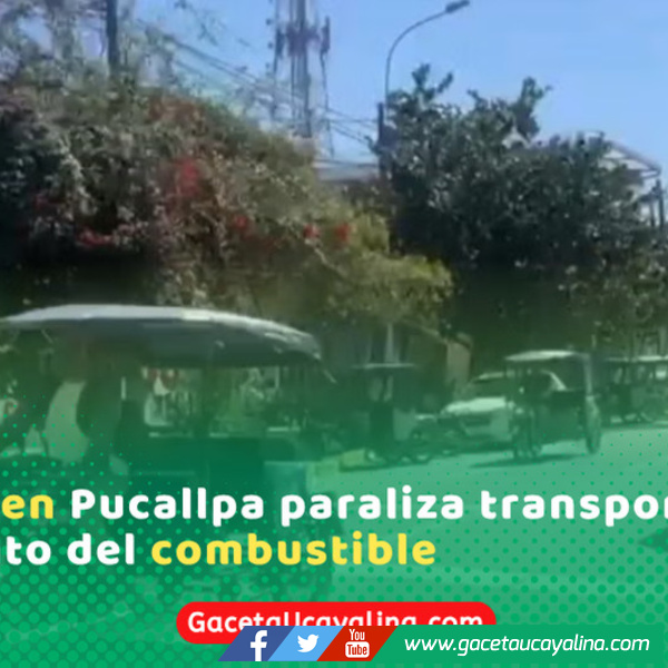Transportistas acatan paro en Pucallpa por alza de combustibles