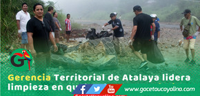 Atalaya realiza jornada ambiental para recuperar quebrada Maranquiari de residuos