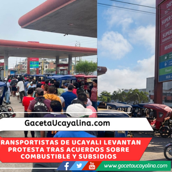 Ucayali levanta paro tras acuerdos con dirigentes de transportistas