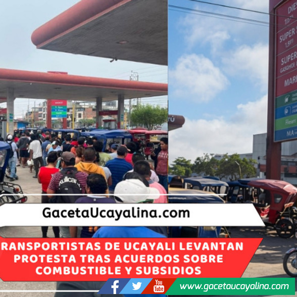 Ucayali levanta paro tras acuerdos con dirigentes de transportistas