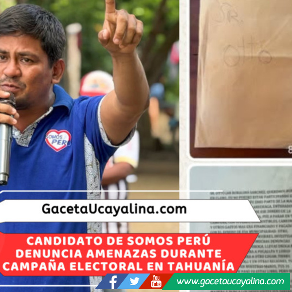Otto Robalino denuncia amenazas contra él y su familia en Tahuanía