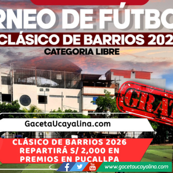 Coronel Portillo anuncia torneo gratuito de fútbol 7 Clásico