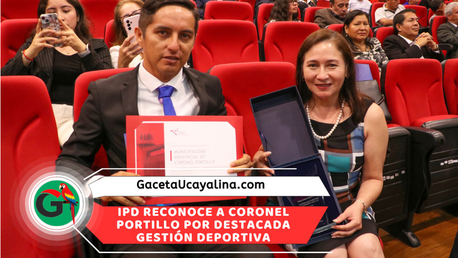 Coronel Portillo obtiene segundo lugar en gestión deportiva municipal