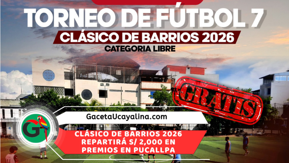 Coronel Portillo anuncia torneo gratuito de fútbol 7 Clásico