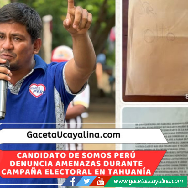 Otto Robalino denuncia amenazas contra él y su familia en Tahuanía