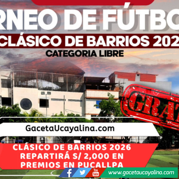 Coronel Portillo anuncia torneo gratuito de fútbol 7 Clásico