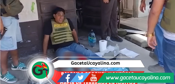 Coronel Montúfar resulta herido durante operativo contra tráfico de terrenos en Iquitos