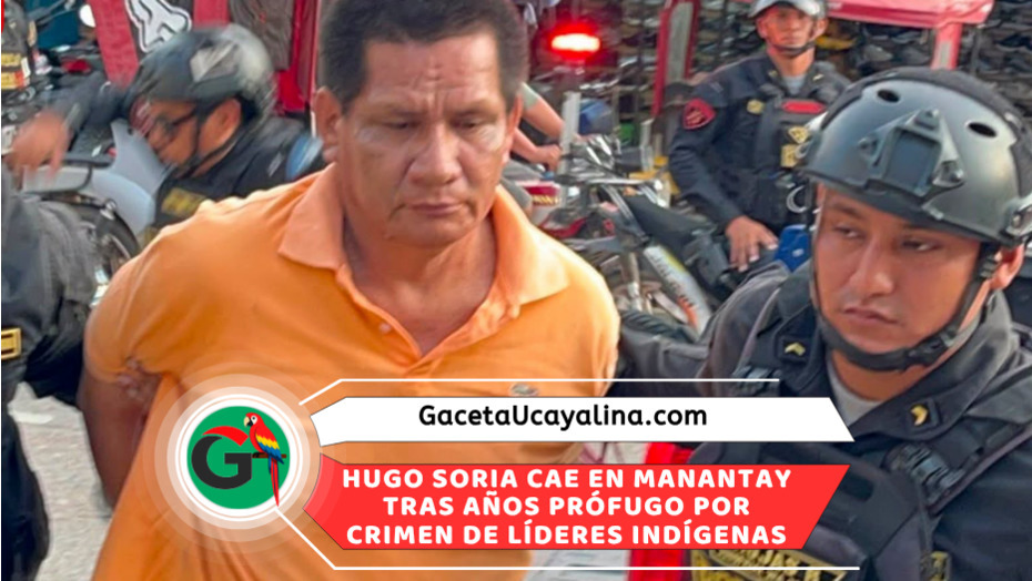 Capturan a condenado por asesinato de cuatro líderes indígenas de Saweto