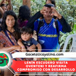 Candidato Lenín Escudero visita Oventeni y reafirma compromiso con desarrollo