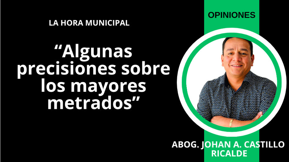 Algunas precisiones sobre los mayores metrados