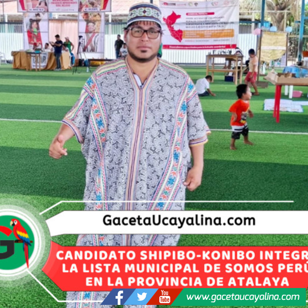 Filimon Ruiz Maynas postula como regidor en la provincia Atalaya en ERM 2026
