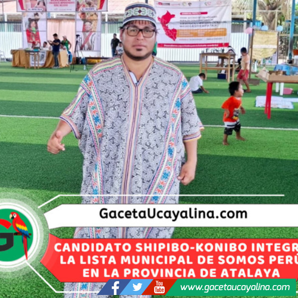 Filimon Ruiz Maynas postula como regidor en la provincia Atalaya en ERM 2026