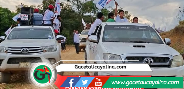 Lenín Escudero y Sandro Acosta recorren Oventeni llevando propuestas y esperanza