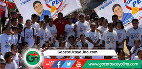 Filimón Ruiz Maynas continúa campaña electoral visitando comunidad de Tahuanía