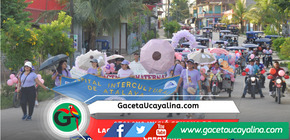 Gran caravana promovió lactancia materna por las calles de Atalaya